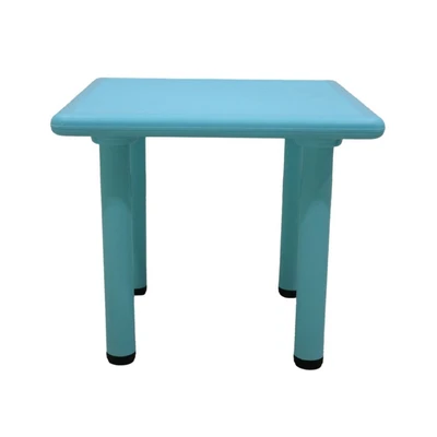 Gambar Paso Meja Anak Square 60x60x50 cm - Biru Muda