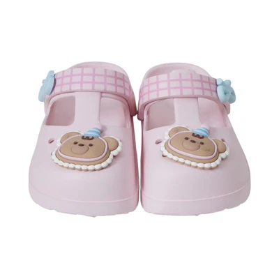 Gambar Ataru Sandal Anak Clogs Tbar Bear 34/35 - Pink