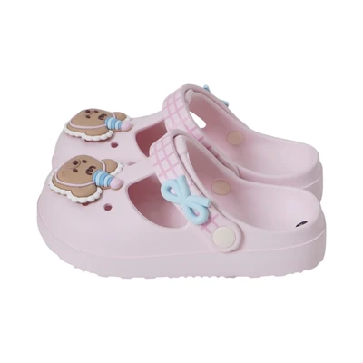 Gambar Ataru Sandal Anak Clogs Tbar Bear 34/35 - Pink