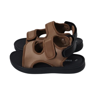 Gambar Ataru Sandal Anak Strap Hook & Loop Ukuran 30/31 - Cokelat
