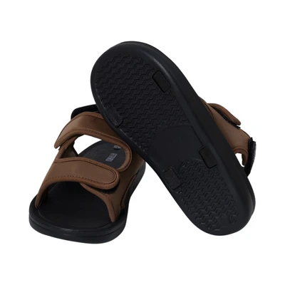 Gambar Ataru Sandal Anak Strap Hook & Loop Ukuran 30/31 - Cokelat