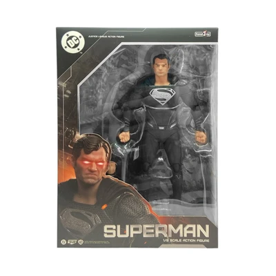 Gambar Top Gear Fondjoy Action Figure DC Comics Black Superman 2.0 19.5 cm - Hitam
