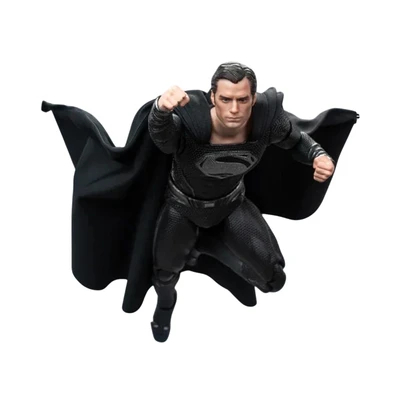 Gambar Top Gear Fondjoy Action Figure DC Comics Black Superman 2.0 19.5 cm - Hitam