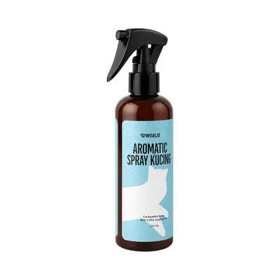 Gambar Wiselie Coffe Essential Oil Spray Aromatik Pengusir Kucing 250 ml - Biru