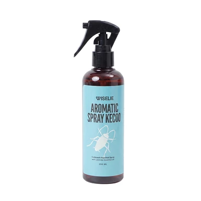 Gambar Wiselie Lavender Essential Oil Spray Aromatik Pengusir Kecoa 250 ml - Biru