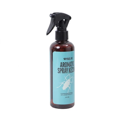 Gambar Wiselie Lavender Essential Oil Spray Aromatik Pengusir Kecoa 250 ml - Biru