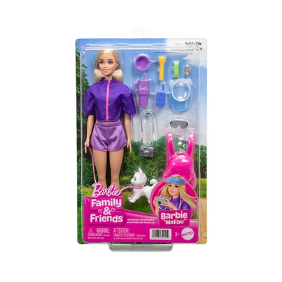 Gambar Barbie Set Boneka Family & Friends Malibu Outdoor Adventures - Mix