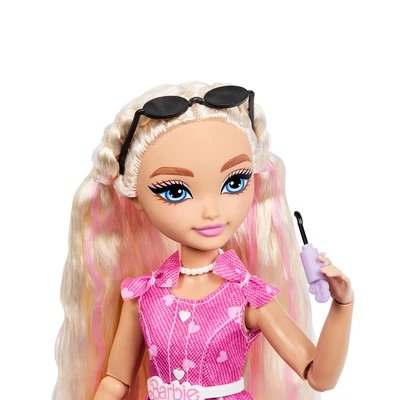 Gambar Barbie Set Boneka Dream Besties Malibu Blonde Hair Jkp50 - Pink