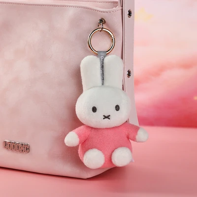 Gambar Miffy Vipo Colorful Gantungan Kunci Boneka Plush - Pink