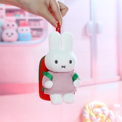 Gambar Miffy Vipo Tas Belanja Lipat 2 in 1 Backpack - Pink/Merah