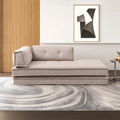 Gambar Nordia Sunday Sofa Bed Fabric - Krem Beige