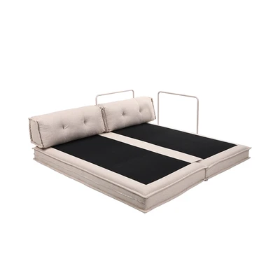 Gambar Nordia Sunday Sofa Bed Fabric - Krem Beige