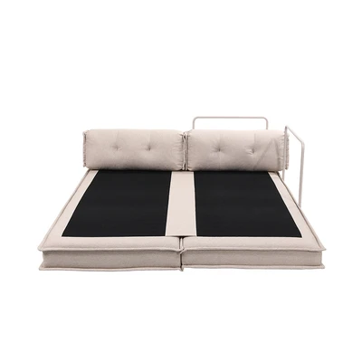 Gambar Nordia Sunday Sofa Bed Fabric - Krem Beige
