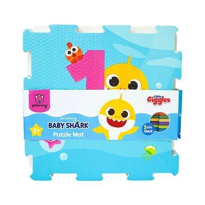 Gambar Pinkfong Baby Shark Karpet Puzzle Number Set 9 pcs - Mix