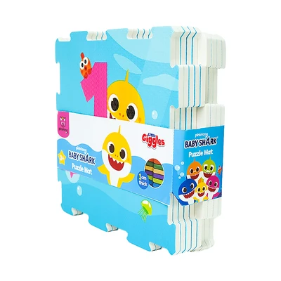 Gambar Pinkfong Baby Shark Karpet Puzzle Number Set 9 pcs - Mix