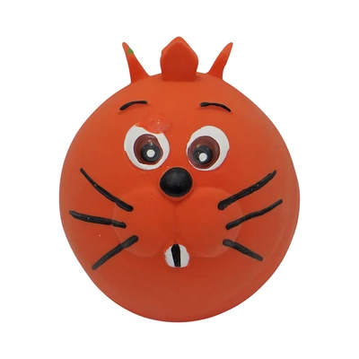 Gambar Pawise Mainan Anjing Bunny Ball - Oranye