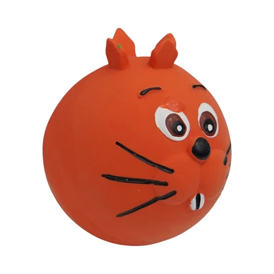 Gambar Pawise Mainan Anjing Bunny Ball - Oranye
