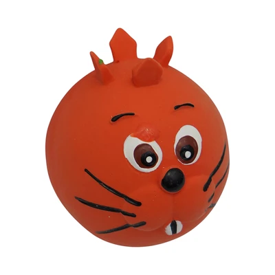 Gambar Pawise Mainan Anjing Bunny Ball - Oranye