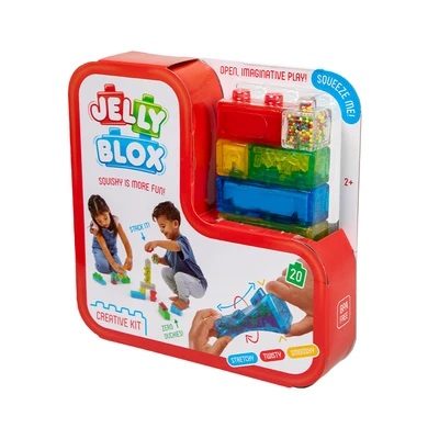 Gambar Jelly Blox Soft Blocks Creative Kit Set 20 Pcs - Mix