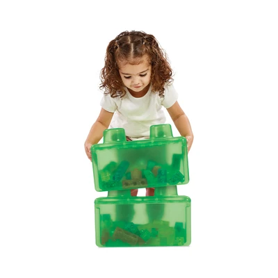 Gambar Jelly Blox Stash N Stack 2 In 1 & Soft Blocks Set 30 Pcs - Mix