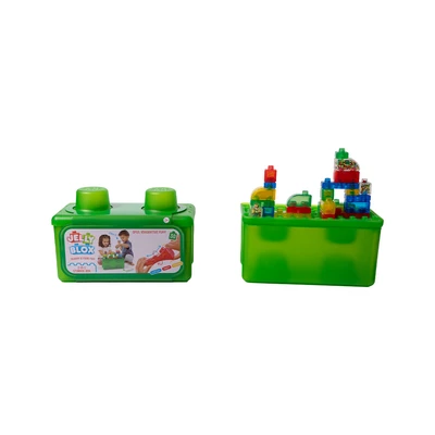 Gambar Jelly Blox Stash N Stack 2 In 1 & Soft Blocks Set 30 Pcs - Mix