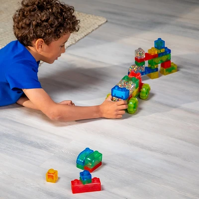 Gambar Jelly Blox Soft Blocks Vehicle Kit Set 35 Pcs - Mix