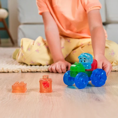 Gambar Jelly Blox Soft Blocks Tractor Vehicle Set 12 Pcs - Mix