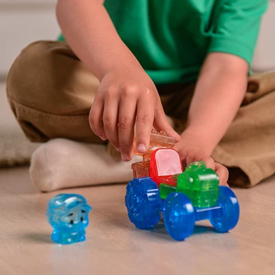 Gambar Jelly Blox Soft Blocks Tractor Vehicle Set 12 Pcs - Mix