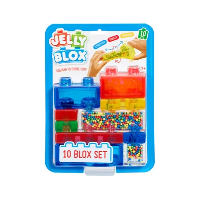 Gambar Jelly Blox Soft Blocks Set 10 Pcs - Mix