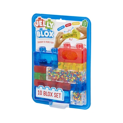 Gambar Jelly Blox Soft Blocks Set 10 Pcs - Mix