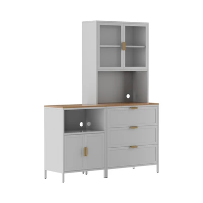 Gambar Informa Penny Set Kabinet Dapur Metal - Abu-abu