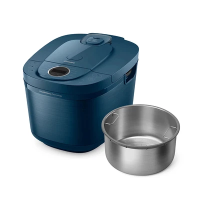 Gambar Philips Rice Cooker 1.8 Liter HD4812/50 - Biru