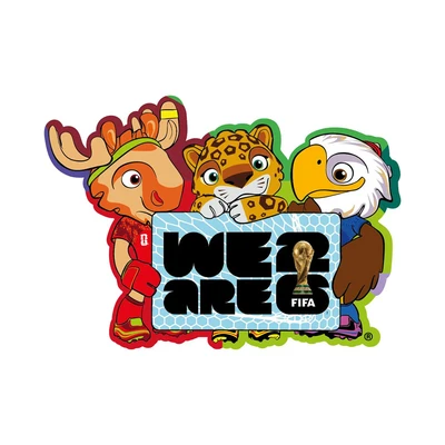 Gambar Kiddy Fun FIFA World Cup Mascots Ball Travel Size - Mix