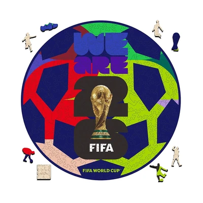 Gambar Kiddy Fun FIFA World Cup 2026 Puzzle Mini Random