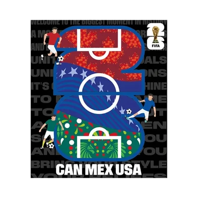 Gambar Kiddy Fun FIFA World Cup 2026 Puzzle Logo Field Starter Lite - Mix