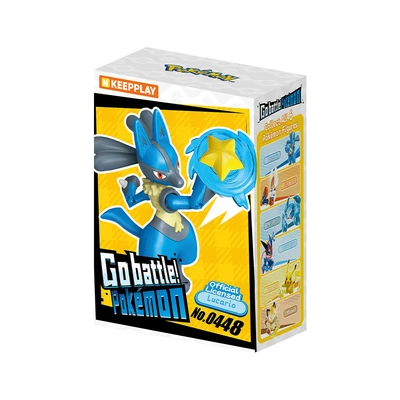 Gambar Keepplay Go Battle Pokemon Minifigure Lucario Vol 1 Model Kit - Mix