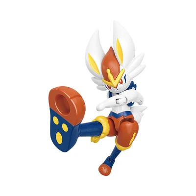 Gambar Keepplay Go Battle Pokemon Minifigure Cinderace Vol 1 Model Kit - Mix