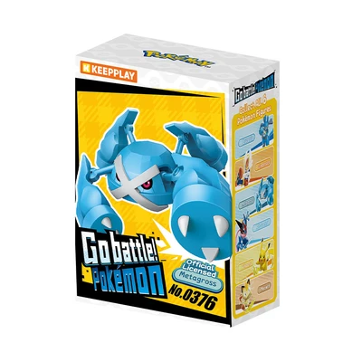Gambar Keepplay Go Battle Pokemon Minifigure Metagross Vol 1 Model Kit - Biru