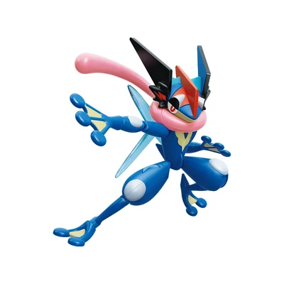 Gambar Keepplay Go Battle Pokemon Minifigure Ash Greninja Vol 1 Model Kit - Biru