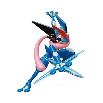 Gambar Keepplay Go Battle Pokemon Minifigure Ash Greninja Vol 1 Model Kit - Biru