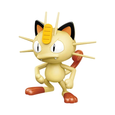 Gambar Keepplay Go Battle Pokemon Minifigure Meowth Vol 1 Model Kit - Kuning