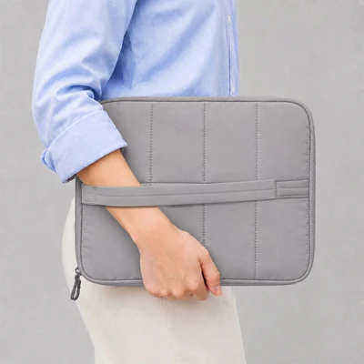 Gambar Passport Chloe Tas Tablet Polyester 11 Inch - Abu-Abu