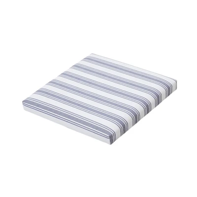 Gambar Stora Bangku Ottoman Lipat Fabric Line - Biru