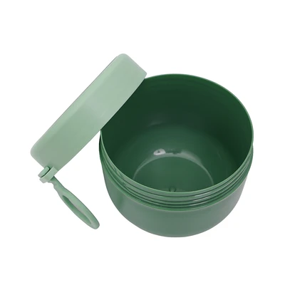 Gambar Selma Hoop Kotak Makan Mangkuk Plastik 600 ml - Hijau