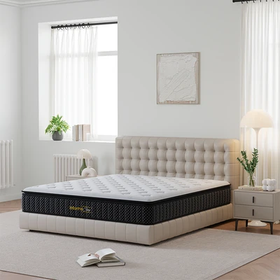 Gambar Informa Sleep 180x200x23 cm Cuscotex II Kasur Pocket Springbed In Box - Putih/Biru
