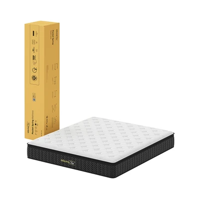 Gambar Informa Sleep 180x200x23 cm Cuscotex II Kasur Pocket Springbed In Box - Putih/Biru