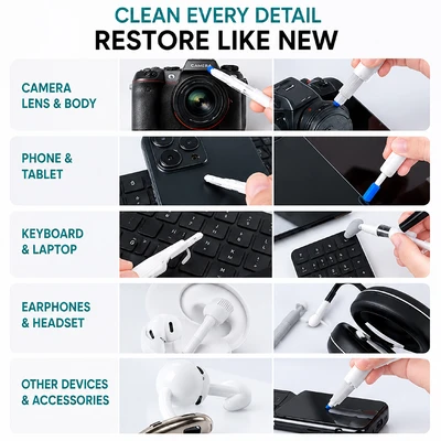 Gambar Ataru Set Pembersih Gadget 21-In-1 - Putih