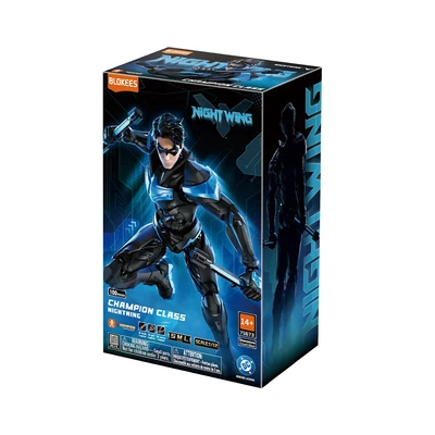 Gambar Blokees DC Champion Class Action Figure Nightwing Model Kit - Hitam