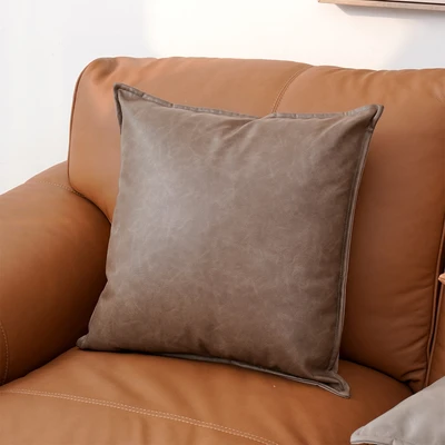 Gambar Informa Skylar Bantal Sofa Dacron Polyester 50x50 cm - Cokelat Taupe Dapple