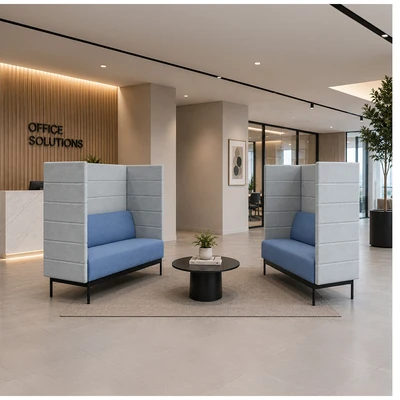Gambar Informa Hero Sofa Lounge Partition - Abu-Abu/Biru
